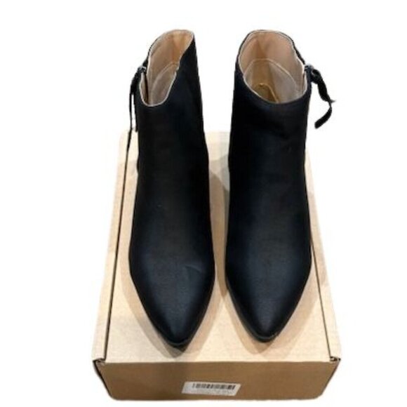 Journee Collection “Sadiya” Faux Suede Pointed Toe Booties in Black – Size 8 - Picture 5 of 9
